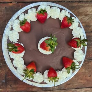 Double Layer Cake plus 12 Cupcakes