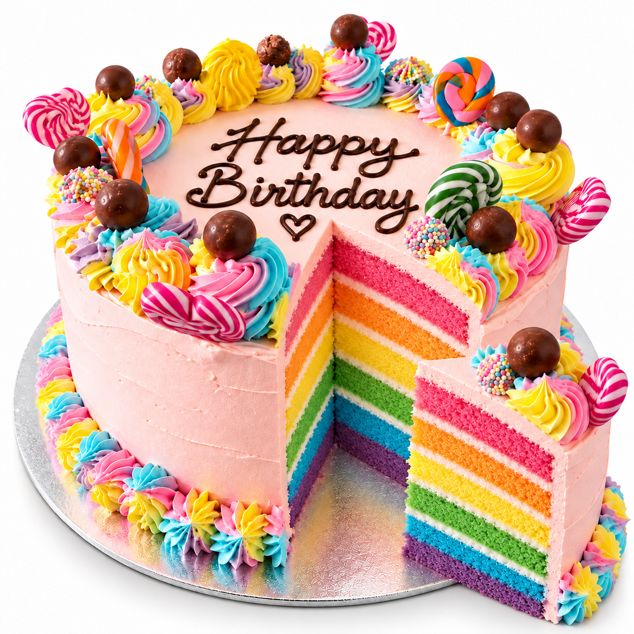 Low-Carb Large Rainbow Cake2
