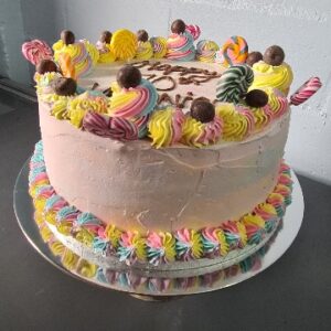 Keto Rainbow Cake