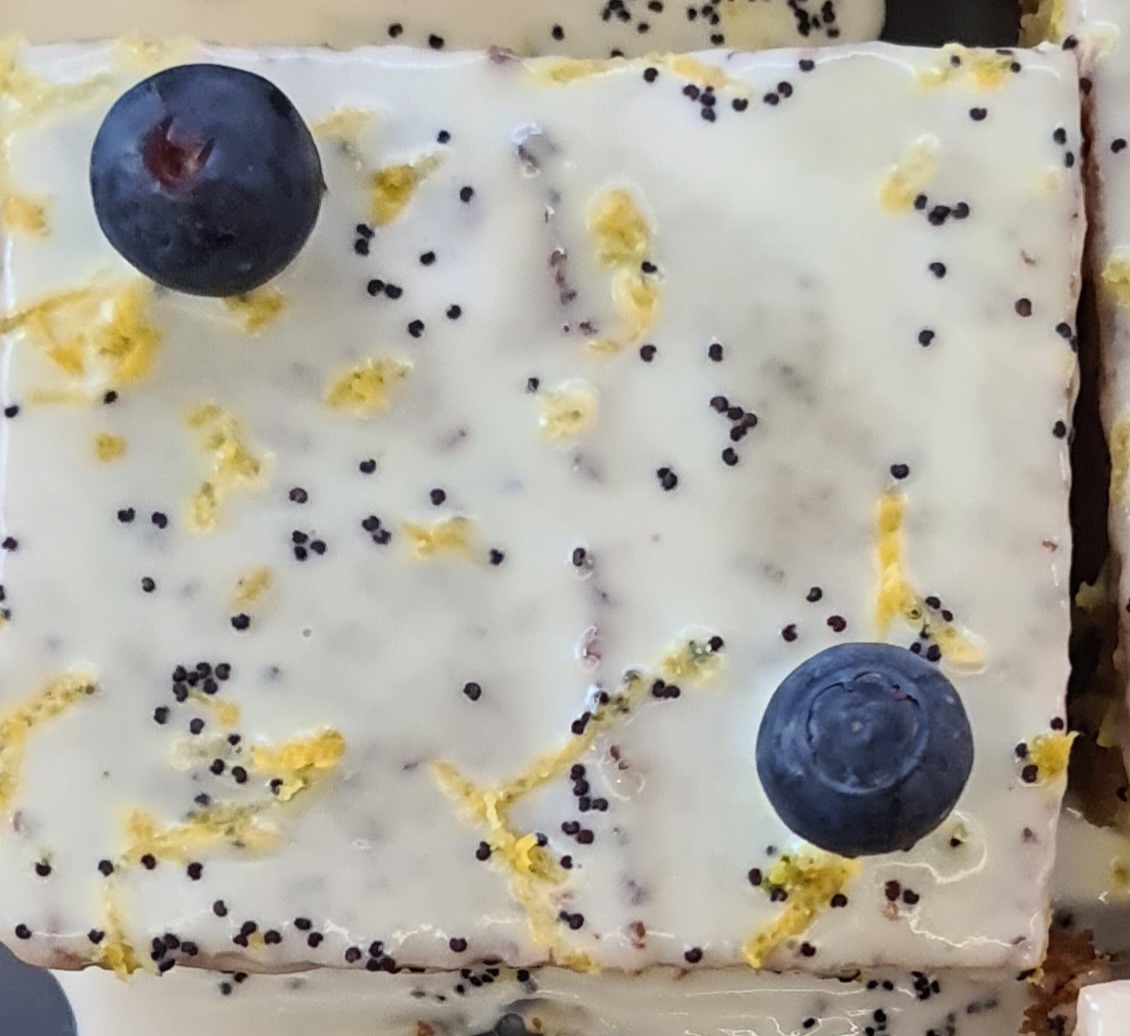 Blueberry Lemon Poppy Square - Image 3