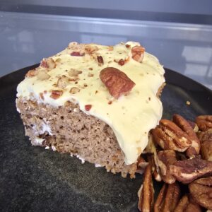 Carrot cake square